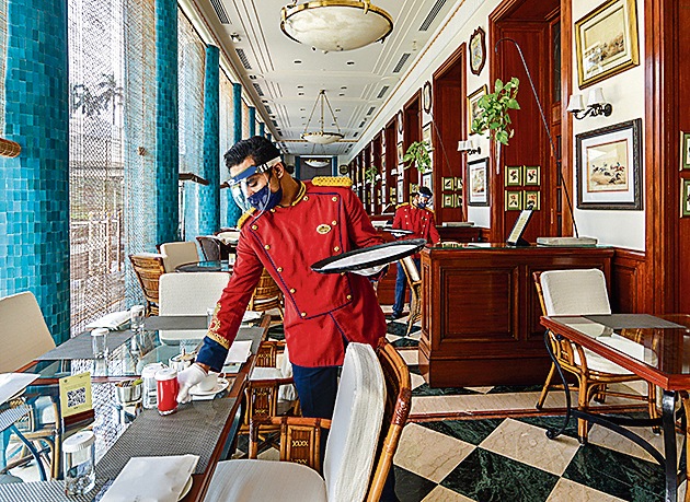 At the Imperial, the multi-cuisine restaurant 1911 is open for dine-in. At the Imperial, the multi-cuisine restaurant 1911 is open for dine-in.
