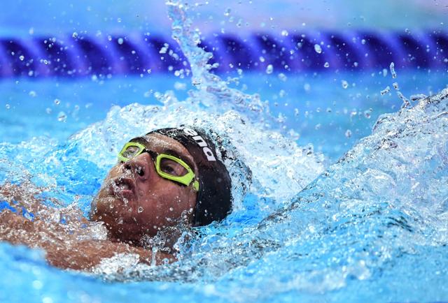 Srihari Nataraj was in Bengaluru, restricted to “dry” training for five whole months, starting March 2020. (AFP) Srihari Nataraj was in Bengaluru, restricted to “dry” training for five whole months, starting March 2020. (AFP)