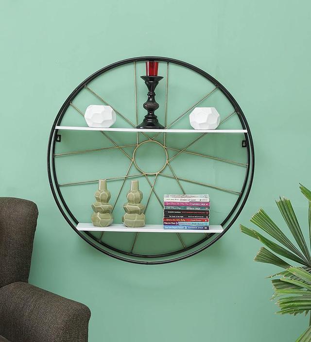 Shelves can be revamped by placing candle holders and figurines. Shelves can be revamped by placing candle holders and figurines.