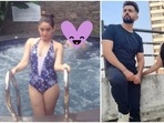 Mahhi Vij with her husband Jay Bhanushali. Mahhi Vij with her husband Jay Bhanushali.
