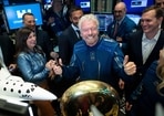 Richard Branson will make it to the cosmos before Jeff Bezos, who said he would travel to space on July 20, if the schedule holds. (AFP Photo) Richard Branson will make it to the cosmos before Jeff Bezos, who said he would travel to space on July 20, if the schedule holds. (AFP Photo)