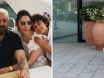 Sanjay and Maanayata Dutt have two children--Shahraan and Iqra. Sanjay and Maanayata Dutt have two children--Shahraan and Iqra.