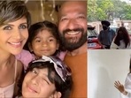 Raj Kaushal prayer meet: Mandira Bedi, her parents and her kids paid a final tribute to Raj on Saturday. Raj Kaushal prayer meet: Mandira Bedi, her parents and her kids paid a final tribute to Raj on Saturday.