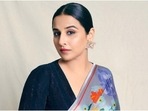 Vidya Balan is all about the tropical vibes in <span class='webrupee'>₹</span>24k saree and velvet blouse(Instagram/@who_wore_what_when) Vidya Balan is all about the tropical vibes in <span class='webrupee'>₹</span>24k saree and velvet blouse(Instagram/@who_wore_what_when)