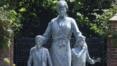 On the paving stone in front of the statue, and extract from the poem The Measure of A Man were engraved. They read, "These are the units to measure the worth, "Of this woman as a woman regardless of birth. Not what was her station?   But had she a heart? How did she play her God-given part?" (REUTERS)