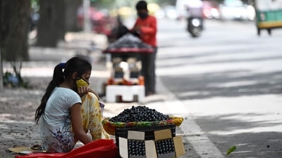 For four days, the temperature had remained above 40°C, with the IMD classifying them as heatwave days. (AFP) For four days, the temperature had remained above 40°C, with the IMD classifying them as heatwave days. (AFP)