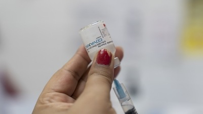 Covaxin was developed by Bharat Biotech in collaboration with the Indian Council of Medical Research (Sumit Dayal / Bloomberg) Covaxin was developed by Bharat Biotech in collaboration with the Indian Council of Medical Research (Sumit Dayal / Bloomberg)