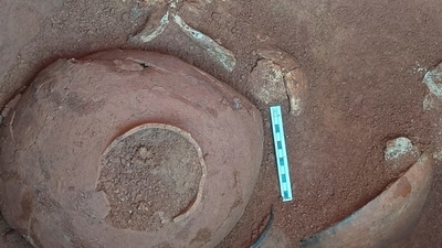 A history teacher is said to have drawn the state government’s attention to this site having found ancient artefacts here.