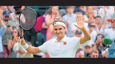 Roger Federer, who turns forty in August, continues to defy age and injury. At the time of going to press, he is still in the battle, a champion whose dazzling best years are behind him, but who, on grass at least, is still a wizard whose pure class is like a chocolate dessert worth savouring and mooning over, later (AP) Roger Federer, who turns forty in August, continues to defy age and injury. At the time of going to press, he is still in the battle, a champion whose dazzling best years are behind him, but who, on grass at least, is still a wizard whose pure class is like a chocolate dessert worth savouring and mooning over, later (AP)