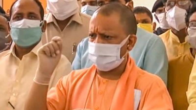 Of the 67, the BJP won 21 seats unopposed after several candidates from opposition parties joined the ruling party overnight and withdrew from the contest. (PTI) Of the 67, the BJP won 21 seats unopposed after several candidates from opposition parties joined the ruling party overnight and withdrew from the contest. (PTI)