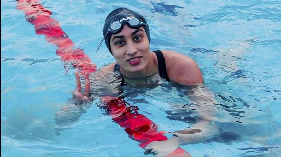 Chasing the 100m backstroke A qualification mark (1:00.25sec), Patel set a national record of 1:03.77sec at Belgrade Trophy in Serbia on June 2. (PTI)