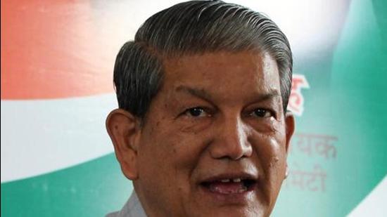 Congress leaders including former chief minister Harish Rawat have hit out at the BJP over the political situation in Uttarakhand. (HT Photo)