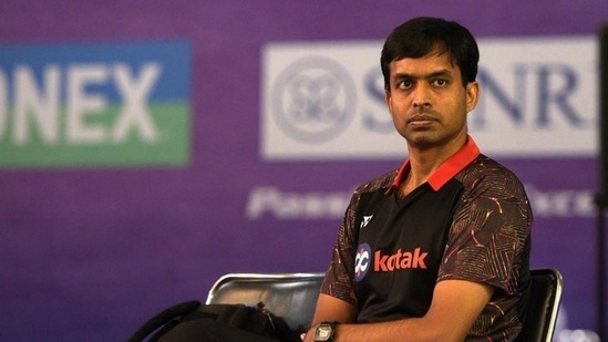 Indian Badminton coach Pullela Gopichand (Mohd Zakir/HT PHOTO)