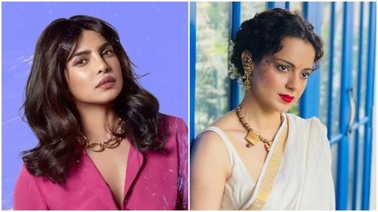 Kangana Ranaut has once again taken aim at Priyanka Chopra.