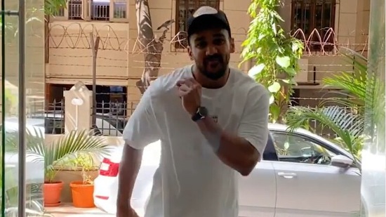 Rohit Reddy in a still from his new video shared on Instagram.