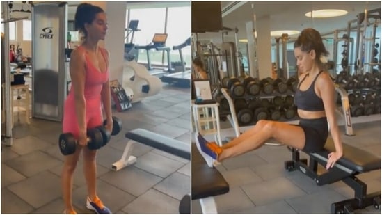 Shibani Dandekar shares entire week's gym training in video, netizens call her Toofaan