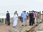 West Bengal chief minister Mamata Banerjee takes stock of the damage caused by Cyclone Yaas, in Digha on May 28. (File photo) West Bengal chief minister Mamata Banerjee takes stock of the damage caused by Cyclone Yaas, in Digha on May 28. (File photo)