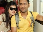 CSK's tweet is complete with this image of MS Dhoni and Sakshi Dhoni. CSK's tweet is complete with this image of MS Dhoni and Sakshi Dhoni.