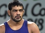 Sushil Kumar was nabbed by the Delhi Police on May 23 along with co-accused Ajay Kumar Sehrawat.(File) Sushil Kumar was nabbed by the Delhi Police on May 23 along with co-accused Ajay Kumar Sehrawat.(File)