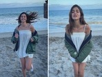 Ananya Panday shared new pictures from the beach. Ananya Panday shared new pictures from the beach.
