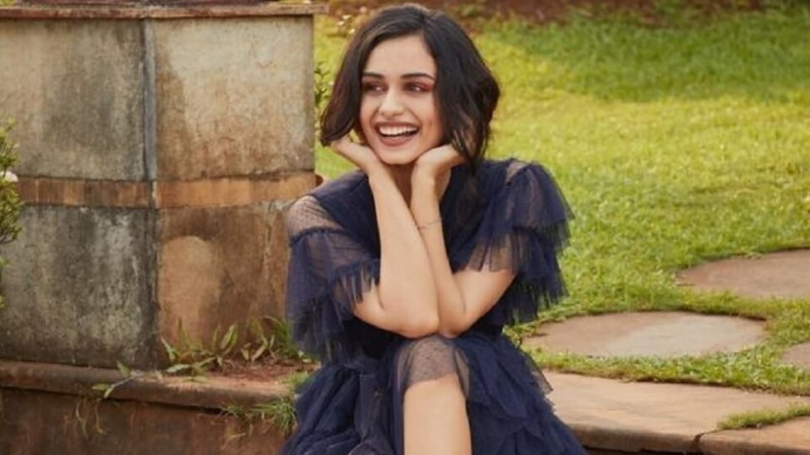 Manushi Chhillar's dreamy look in a blue tulle gown is straight out of fairytale