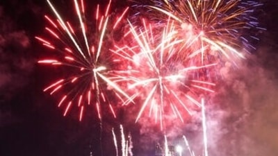 People watch fireworks on Independence Day weekend at Coors Field. (AP) People watch fireworks on Independence Day weekend at Coors Field. (AP)
