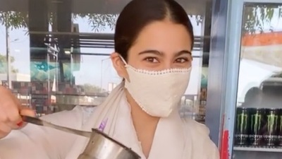 Sara Ali Khan shares a series of pictures and videos on Instagram. Sara Ali Khan shares a series of pictures and videos on Instagram.