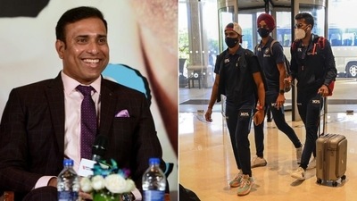 VVS Laxman speaks about the performance of youngsters in the upcoming series against Sri Lanka (HT Collage)