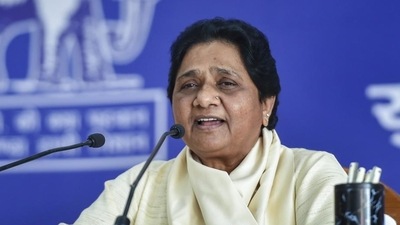 BSP supremo Mayawati claimed that elections in the state will never be free and fair under Congress, Samajwadi Party, and BJP, as they were under her government (PTI file) (HT_PRINT) BSP supremo Mayawati claimed that elections in the state will never be free and fair under Congress, Samajwadi Party, and BJP, as they were under her government (PTI file) (HT_PRINT)