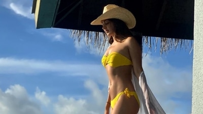 Kiara Advani shared a picture from one of her previous vacations in the Maldives. Kiara Advani shared a picture from one of her previous vacations in the Maldives.