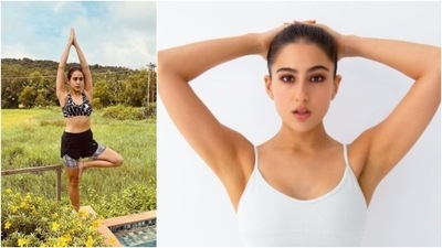 Sara Ali Khan: Sara's Instagram feed is all about fitness. The actor who was overweight before joining Bollywood has now made fitness her goal. (Instagram/@saraalikhan95)