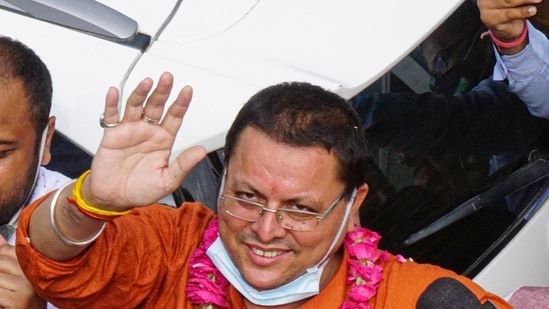 A 2015 tweet of Uttarakhand's new chief minister Pushkar Singh Dhami has been dug out by social media users.(PTI)
