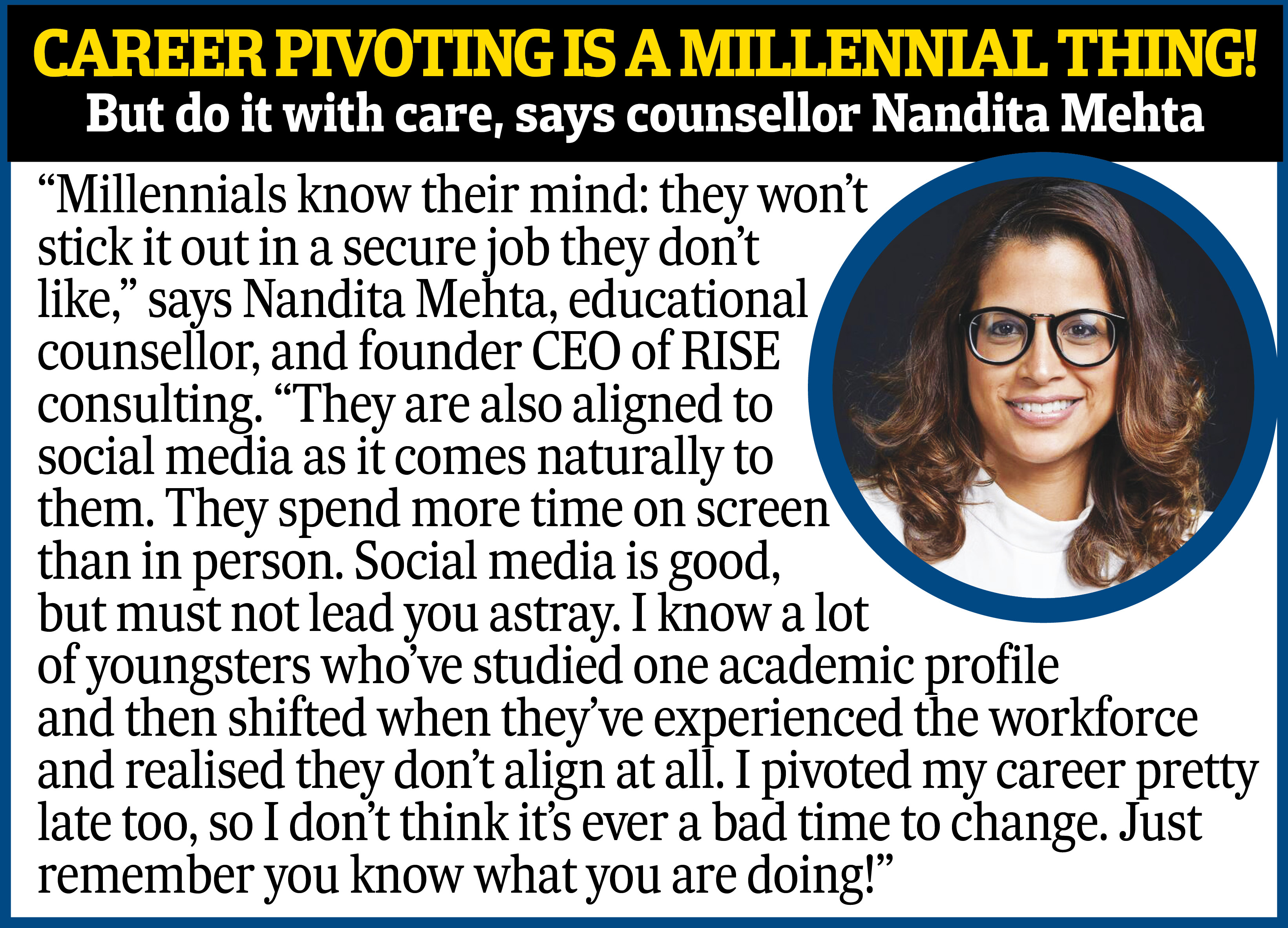 Millennials and careers Millennials and careers