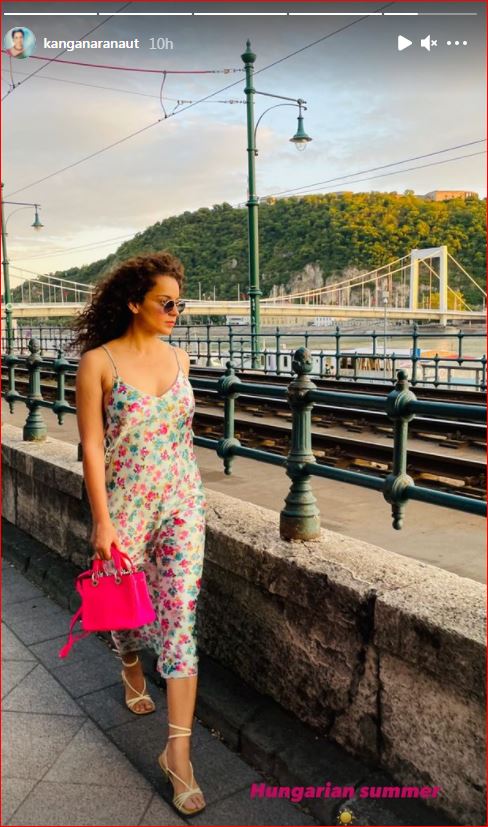A glimpse of Kangana Ranaut's latest post.