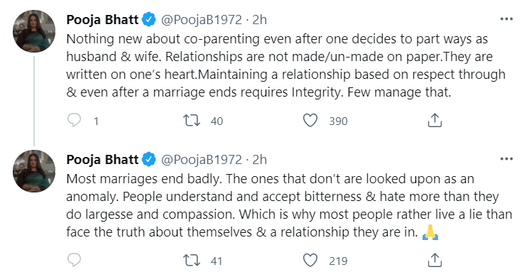 Pooja Bhatt on Twitter.