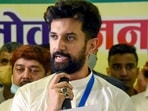 Lok Janshakti Party leader Chirag Paswan addresses during the National Executive meeting, in New Delhi. Lok Janshakti Party leader Chirag Paswan addresses during the National Executive meeting, in New Delhi.