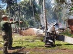Investigators are unsure of the cause of the crash and are looking for cockpit voice and flight data recorders.(AP) Investigators are unsure of the cause of the crash and are looking for cockpit voice and flight data recorders.(AP)