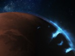 An artist’s impression of how Mars’ discrete aurora might be viewed from different views including the surface of Mars(UAE Space Agency) An artist’s impression of how Mars’ discrete aurora might be viewed from different views including the surface of Mars(UAE Space Agency)