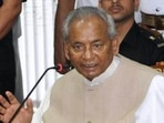 Kalyan Singh was initially admitted to Ram Manohar Lohia hospital on Saturday night and transferred to SGPGI on Sunday due to a swelling on his body(HT File Photo) Kalyan Singh was initially admitted to Ram Manohar Lohia hospital on Saturday night and transferred to SGPGI on Sunday due to a swelling on his body(HT File Photo)