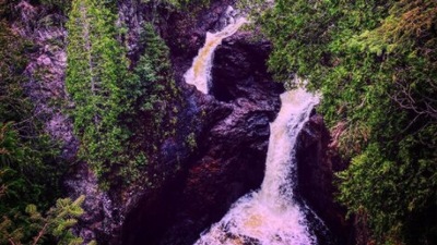 The devil's kettle, United States: This falls is located in Judge C. R. Magney State Park in Minnesota. This is an unusual waterfall where half of the Brule River disappears into a pothole. The river splits into two. While the eastern flow goes over a two-step waterfall and continues downstream, the western flow surges into a pothole and disappears. (Instagram/@ji_brookes)