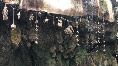 The petrifying well, England: This well can turn any object into stone if it is left there for months or years. For a long time, people did not touch the water thinking they will also turn to stones. (Instagram/@kelly_wintersss)