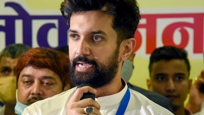 Lok Janshakti Party leader Chirag Paswan addresses during the National Executive meeting, in New Delhi. Lok Janshakti Party leader Chirag Paswan addresses during the National Executive meeting, in New Delhi.
