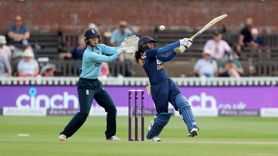 India Women's Mithali Raj in action against England (AP) India Women's Mithali Raj in action against England (AP)