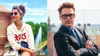 Taapsee Pannu says she's DM'd Robert Downey Jr. Taapsee Pannu says she's DM'd Robert Downey Jr.