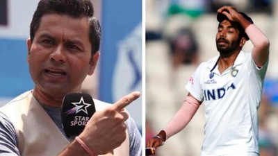 Aakash Chopra on Jasprit Bumrah's performance in WTC final. (BCCI/AP)