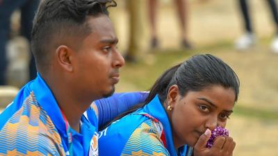 Indian archers Deepika Kumari (R) and Atanu Das. (PTI) Indian archers Deepika Kumari (R) and Atanu Das. (PTI)