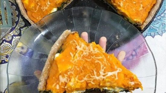 Pumpkin and spinach pie: This savoury dish is a saviour for all your family get-togethers and parties. Ditch the classic pumpkin pie and try this at your next dinner party. (Instagram/@fanimaffei)