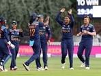 India's Sneh Rana celebrates