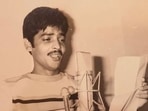 Udit Narayan has shared a throwback pic of his first recording for a Bollywood song, as he completes 41 years in the industry.