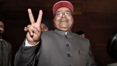 Gehlot on Tuesday was appointed as the governor of Karnataka. (PTI) Gehlot on Tuesday was appointed as the governor of Karnataka. (PTI)